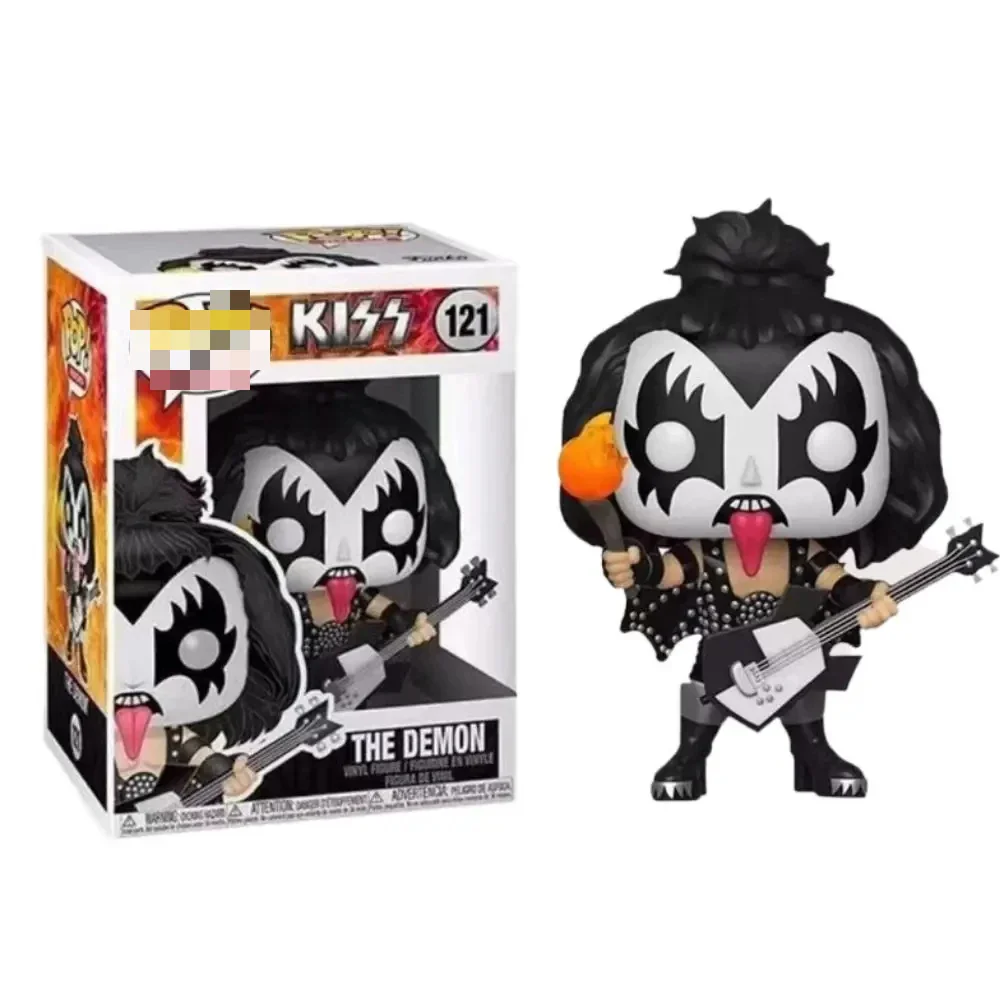 Vintage Heavy Metal Kiss Band Rock Poster Music Team pops Decoration Ornaments Action Figure Collection Model Toy funkoes gifts