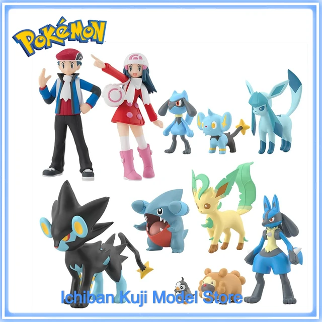 Pokevault on X: More Bandai Scale World Sinnoh Region figures released in  Japan. There is Starly, Bidoof, Lucario, Riolu, Shinx, Glaceon, Leafeon,  Gible, Luxray, Lucas (Pt Ver.), Dawn (Pt Ver.), plus pre-order