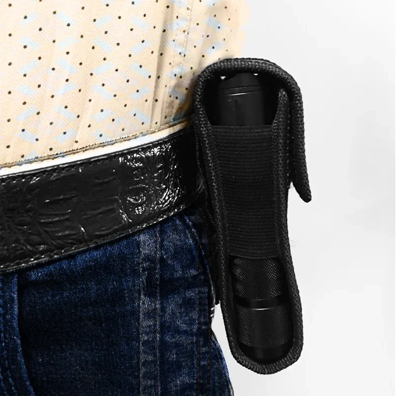 Nylon Waist Belt Hunting Bags  360 Degrees Rotatable Flashlight Pouch Outdoor Hunting Camping Hiking Multitool 3