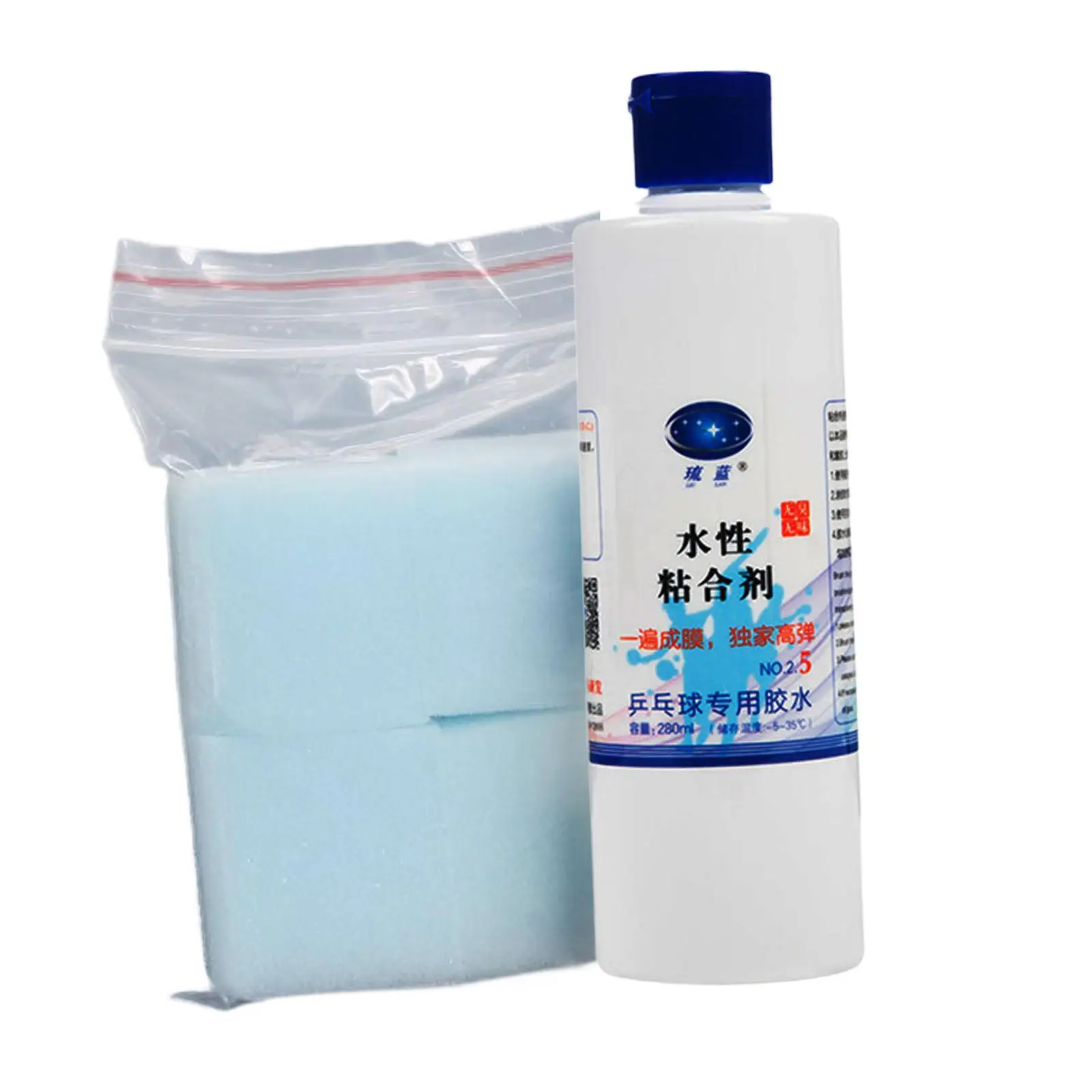 Pong Paddle Glue 280ml Rubber Glue with Foam Easy to Apply Faster Speed for