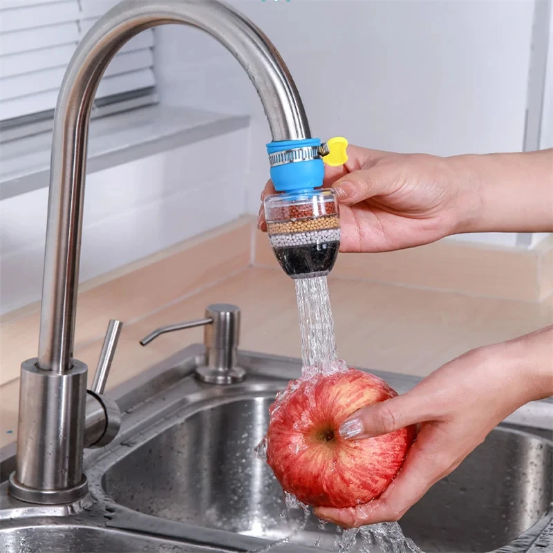 Water Purifier Faucet 6-layers Water Filter Tap Purifier Medical Stone Coconut Charcoal Nozzle for Faucet Kitchen Accesories Mixer Aerator Bathroom, faucet aerator, water purifier filter, water purifier faucet