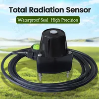 Solar Radiation Sensor 0-2000W/M range 0-2V 4-20MA Light detector 400-1100nm Wavelength range RS485 Pyranometer Transmission 1