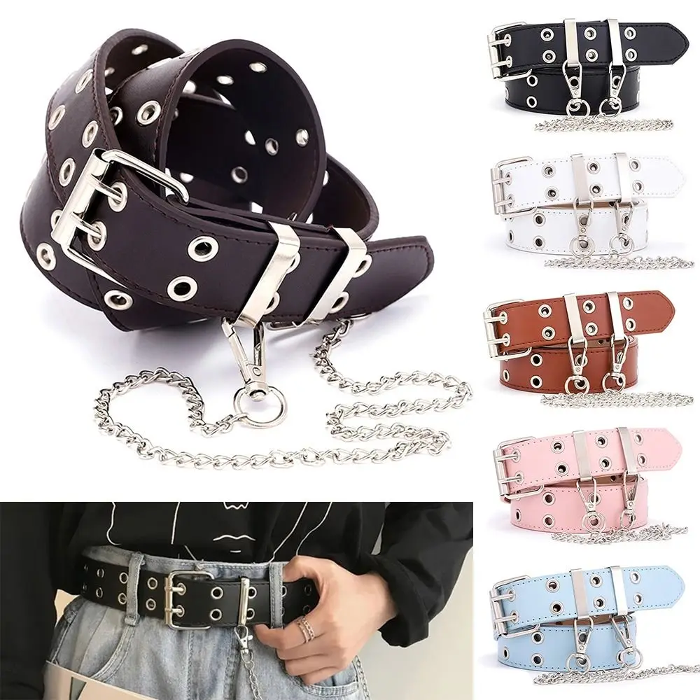 

Sweater Overcoat Apparel Accessories PU Leather Belts For Women Adjustable Belts Jeans Girdles Punk Waist Belt Goth Waistband