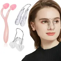 Nose Shaper Lifter Clip Skin Scraping Smooth Edge Tightening Nose Clip Portable Nose Shaper Nose Shaping Roller Massager 2