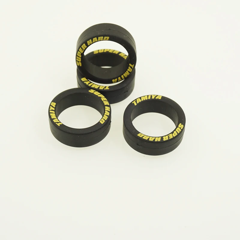 self-made tamiya mini 4wd parts tires super hard black/red/grey white/yellow lettering 324 store 3