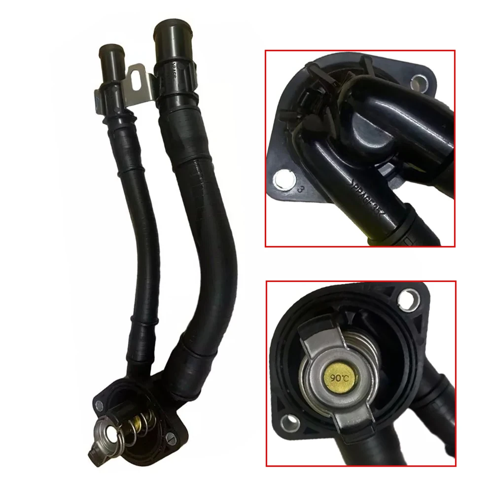 1x Engine Coolant Thermostat Assembly for Mercedes-Benz Smart Fortwo 2008-2015 A1322000015 Cooling Thermostat Housing Assembly
