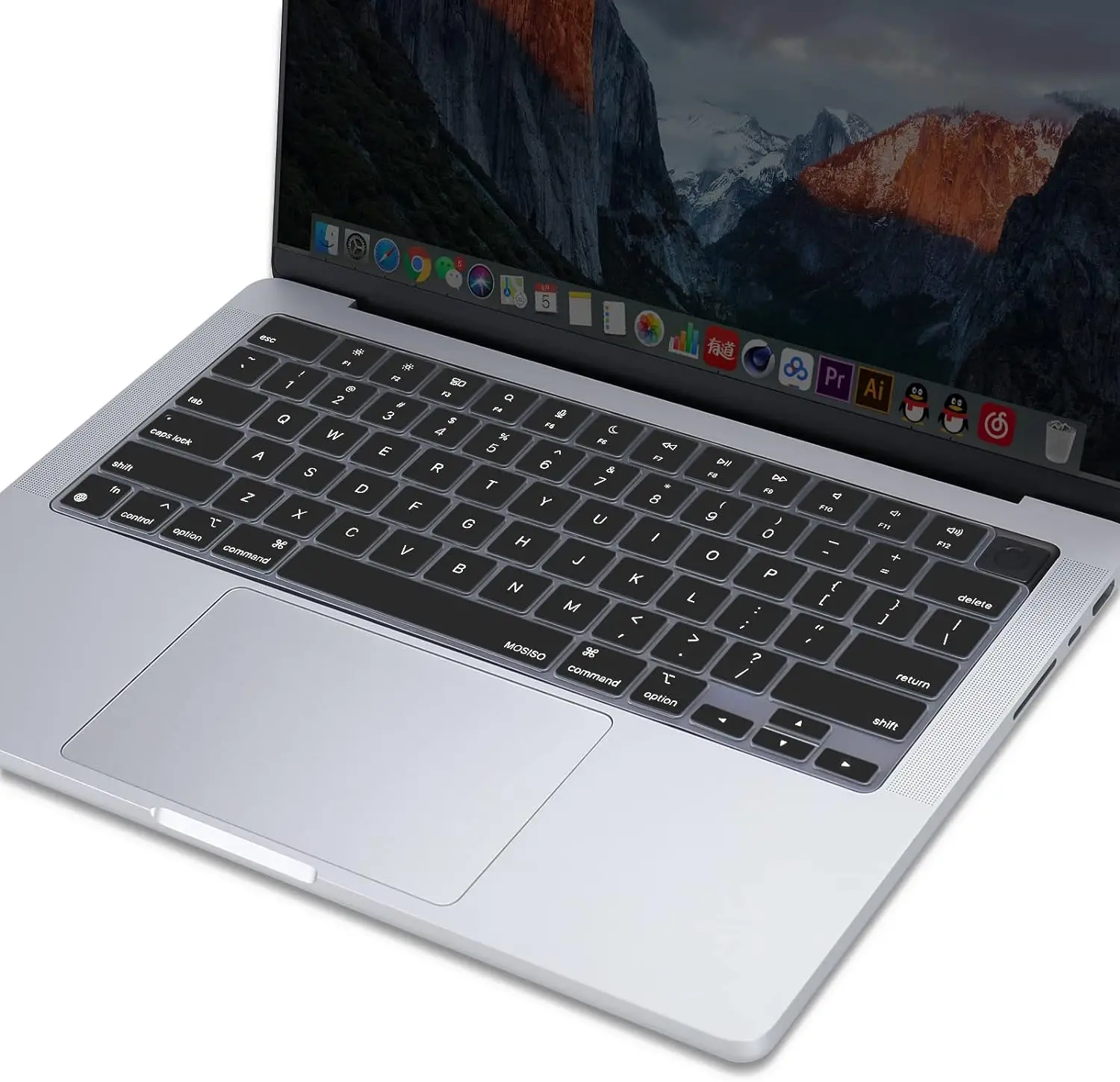 EU/US レイアウト RU ES FR キーボードカバー MacBook 2023 M3 Pro14