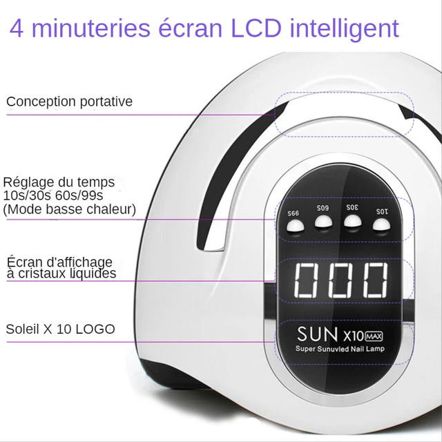 lampe uv ongles pour séchage rapide du vernis à ongles Gel – Image 2