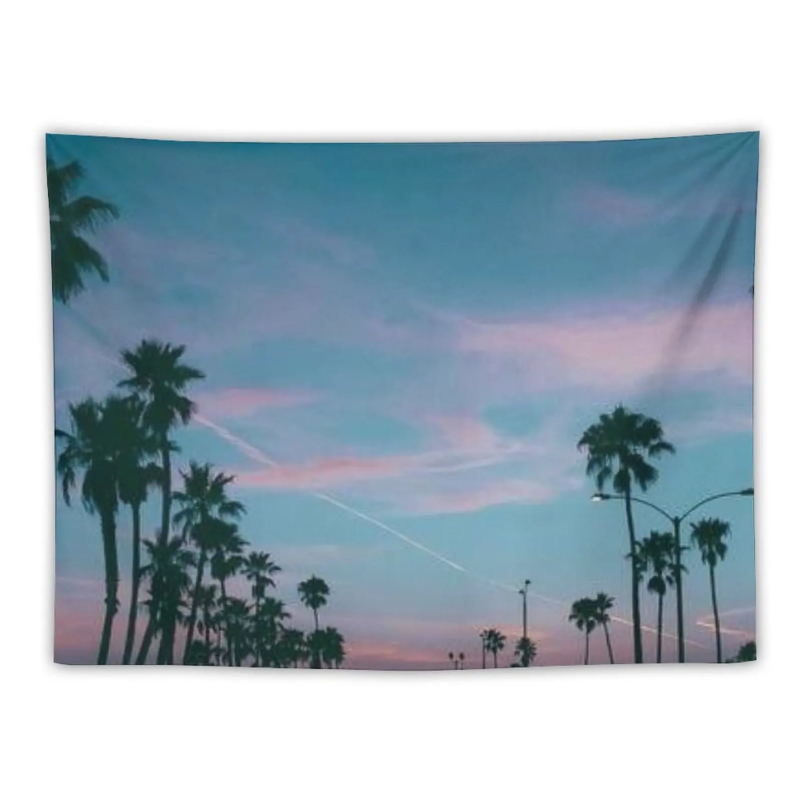 

LA Sunset Tapestry Wall Carpet Decorative Wall Mural Anime Decor Room Decorations Tapestry