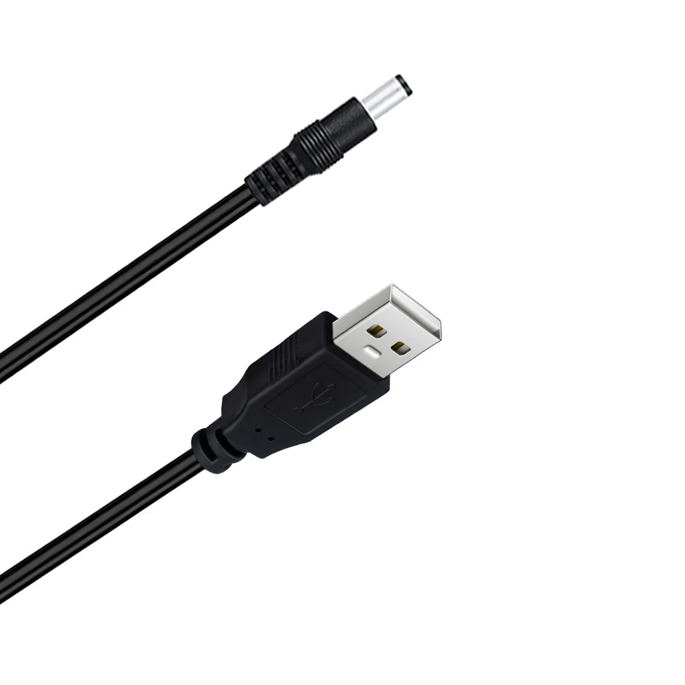 USB 5V Charger Power Cable To DC 5.5 MM Plug Jack For MP3/MP4 Player