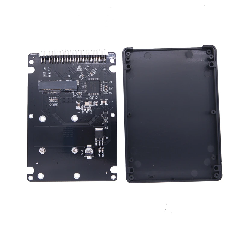 mSATA-IDE ��Ŭ���� ���̽� �ڽ� mSATA-2.5��ġ IDE 44PIN ���� �ϵ� ��ũ ���̽� �̴� PCI-E SSD �ָ��� ������Ʈ �ܺ� �����