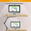 Double Head LED Desk Lamps Stepless Dimmable Led Computer Monitor Light USB Table Lamp for Office Study Reading Lighting Fixture 3