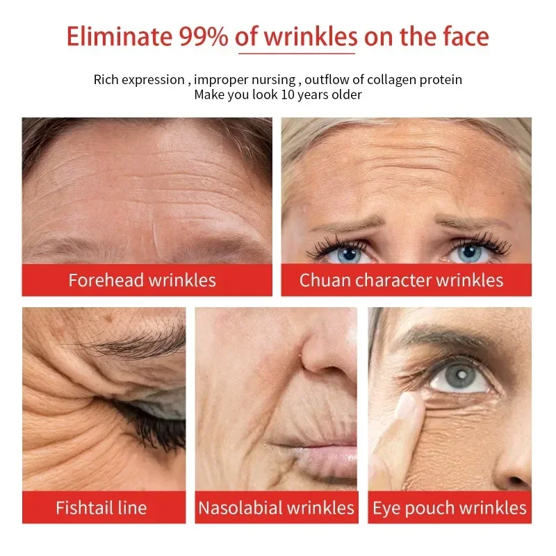 Instant anti-wrinkle cream firming lifting remove fine lines fade nasolabial folds Anti-aging Moisturizing Brighten Facial Skin
