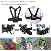 Chest Mount Strap Harness Body Holder Headband for GoPro 13 12 11 10 9 8 Insta360 SJCAM AKASO DJI Osmo Action Camera Accessories - Image 5