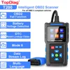 TopDiag T200 Car OBD2 Scanner Diagnostic Tool Engine Code Reader Car Voltage Tester Automotive Vehicle Fault Code Scanner OBDII 1