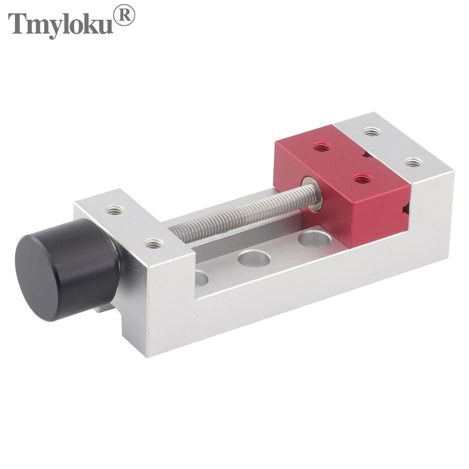 Precision Mini Vise Engraving Machine CNC Drilling Machine Small Welding Table All Aluminum Operation Manual Table Clamp