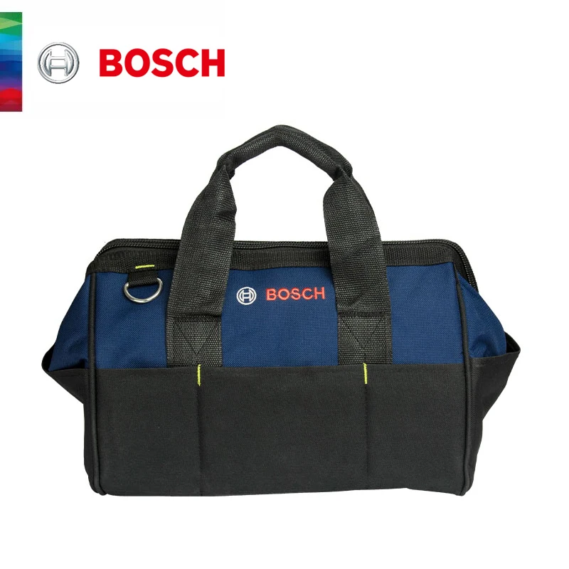 Bosch – sac à outils Portable en toile d'entretien multifonction, grand sac à outils épais, résistant à l'usure, sac à main d'origine pour électricien