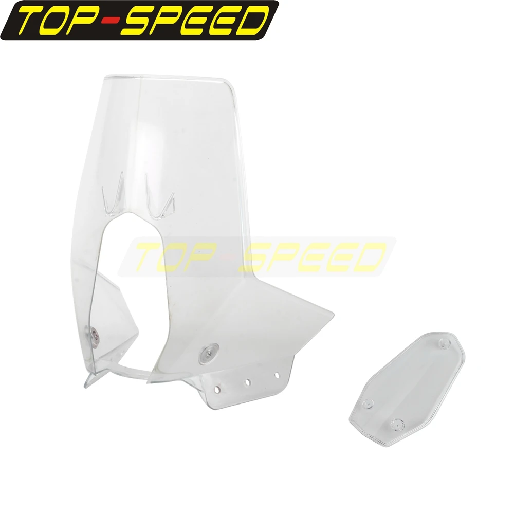Motocross Clear Front Fairing Rally Replica Windshield Head Lamp