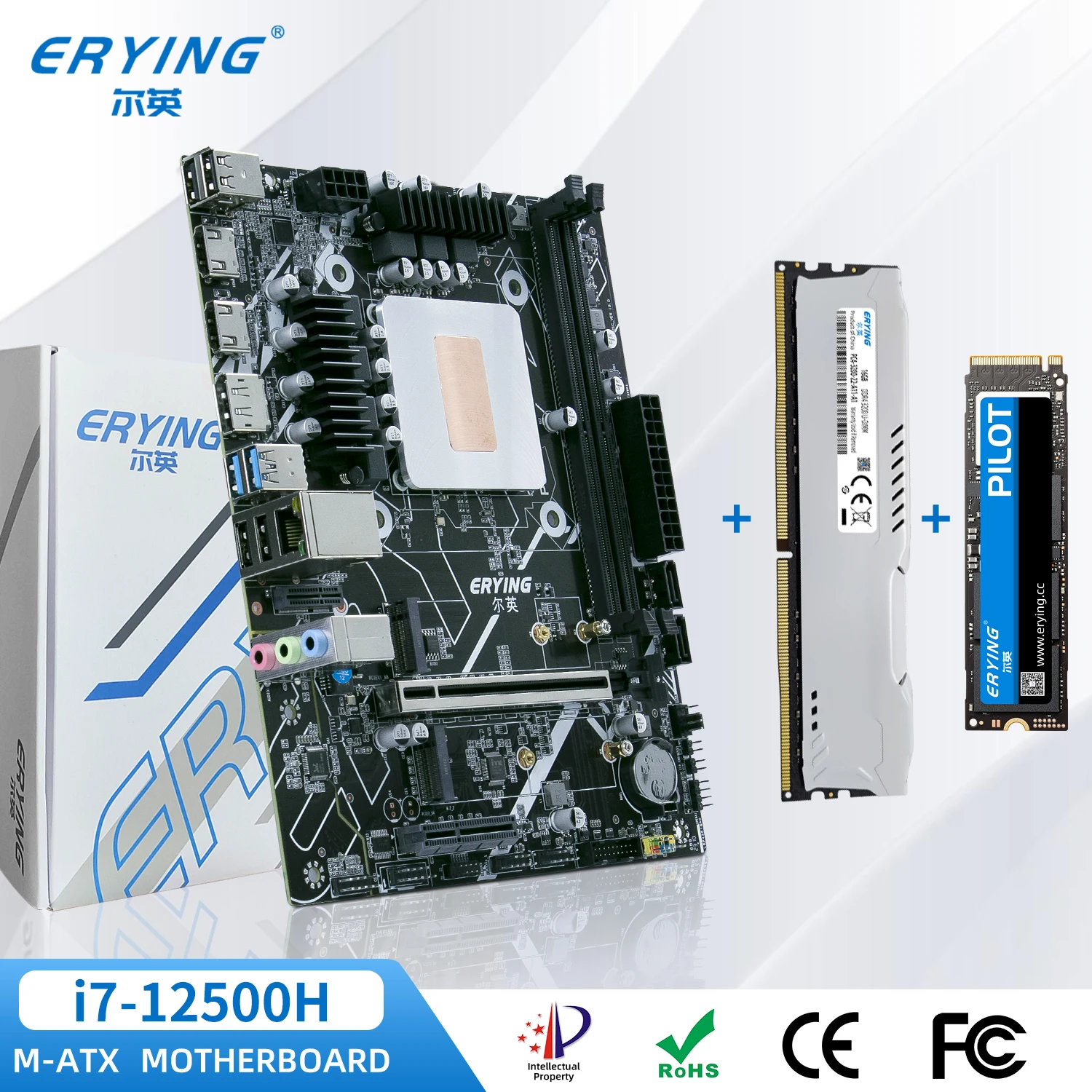 ERYING Gaming PC Motherboard with Onboard CPU Core i5 Kit SRLCY i5