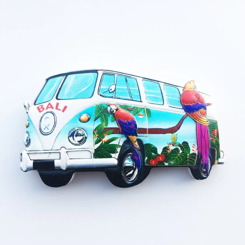 Asia Indonesia Bali Tourist Souvenir Fridge Magnets Decoration Articles Handicraft Magnetic Refrigerator Collection Gift