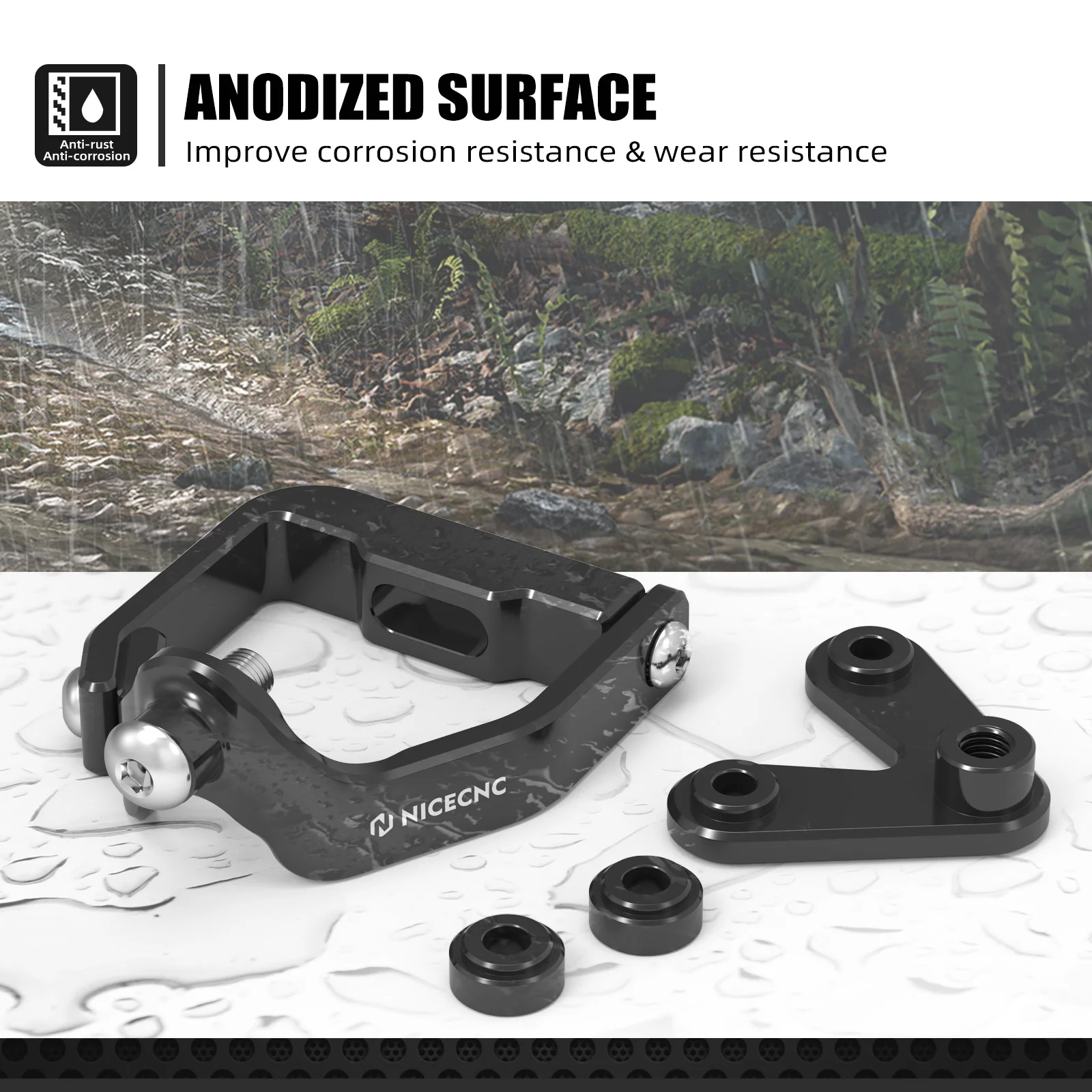 Für 2025 2024 2023 KTM SX 125 XC 250 300 SX-F 450 Facotory Edition XC-F 350 250 Lenkungsstabilisator Dämpfer Montagehalterung CNC – Detail 12