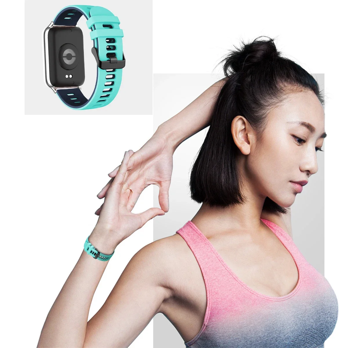 Premium Sports Silicone Watch Band Strap Replacement - Versatile Wristband Accessory
