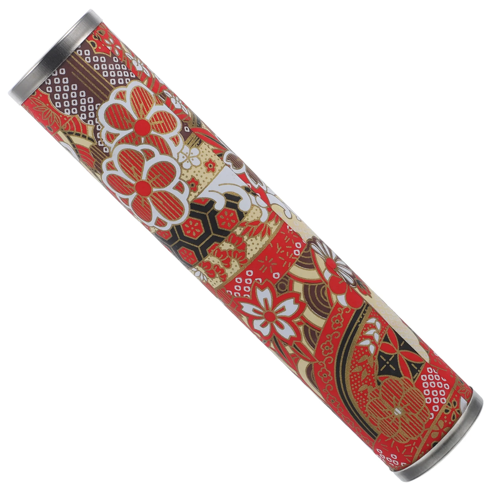 

Japanese Style Kaleidoscope With Metal Cover Toy Special Paper (Random Color)
