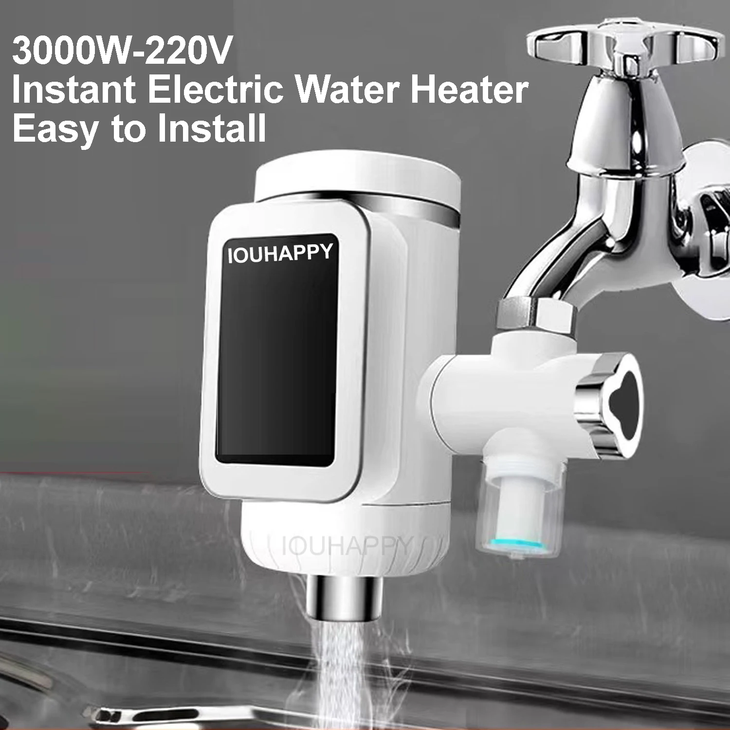 Kitchen Electric Water Heater Tap Quick Install Instant Hot Water Faucet  Cold Heating Faucet Tankless Instantaneous Water Heater - AliExpress