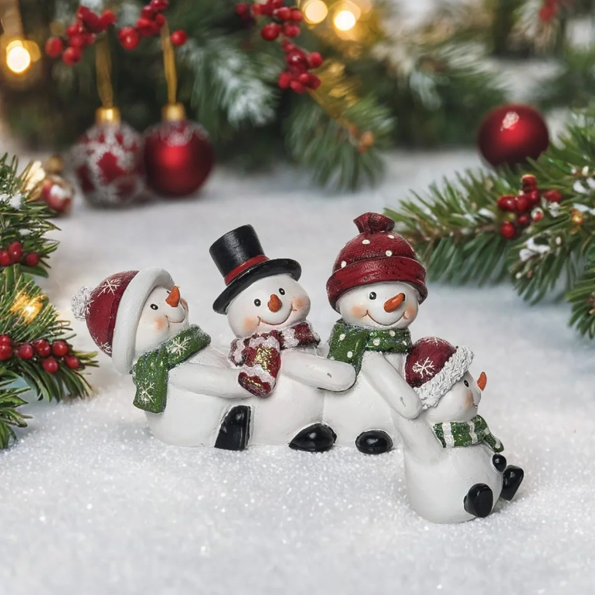 Cute Snowman Resin Decor 1