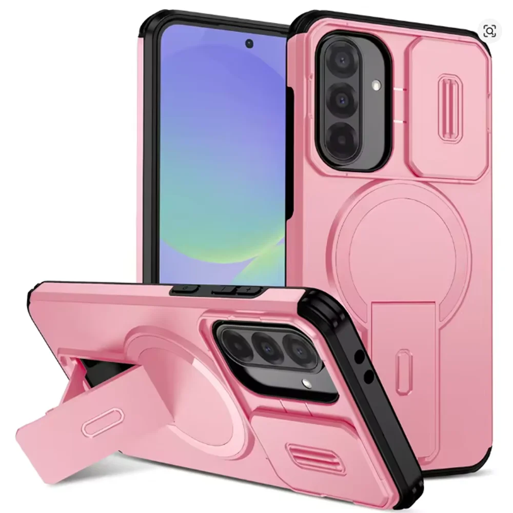 Magsafe Magnetic Charge Phone Case with Bracket Stand Holder Cover