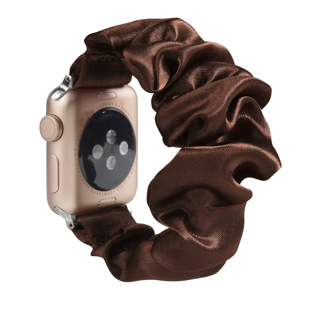 Enhanced Product Title: Stylish Adjustable Elastic Scrunchie Watch Band Strap