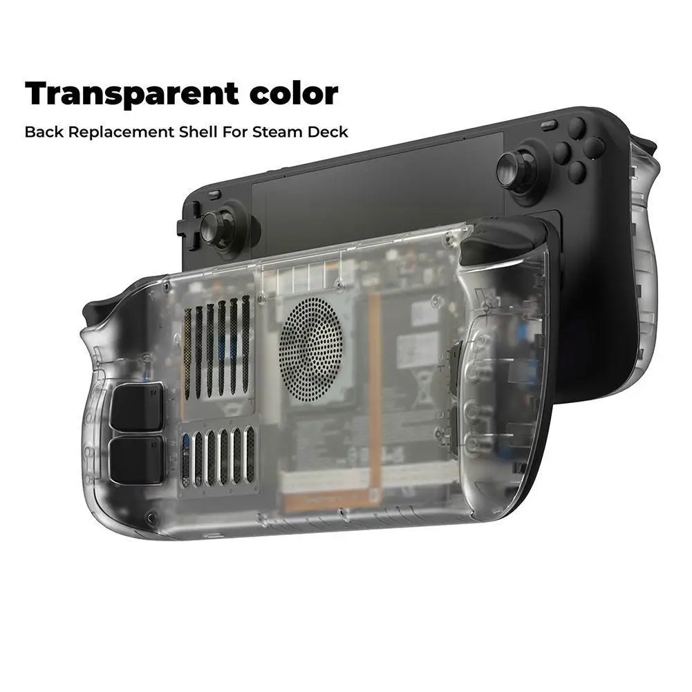 

Cool Camouflage Frosted Anti Slip Replacement Back Shell For Steam Deck Dust Proof Heat Dissipation Back Cover Game Accesso V9E8