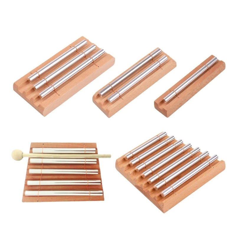 

Energy Meditation Chimes Hand Bells Wooden Percussion Instruments E56D