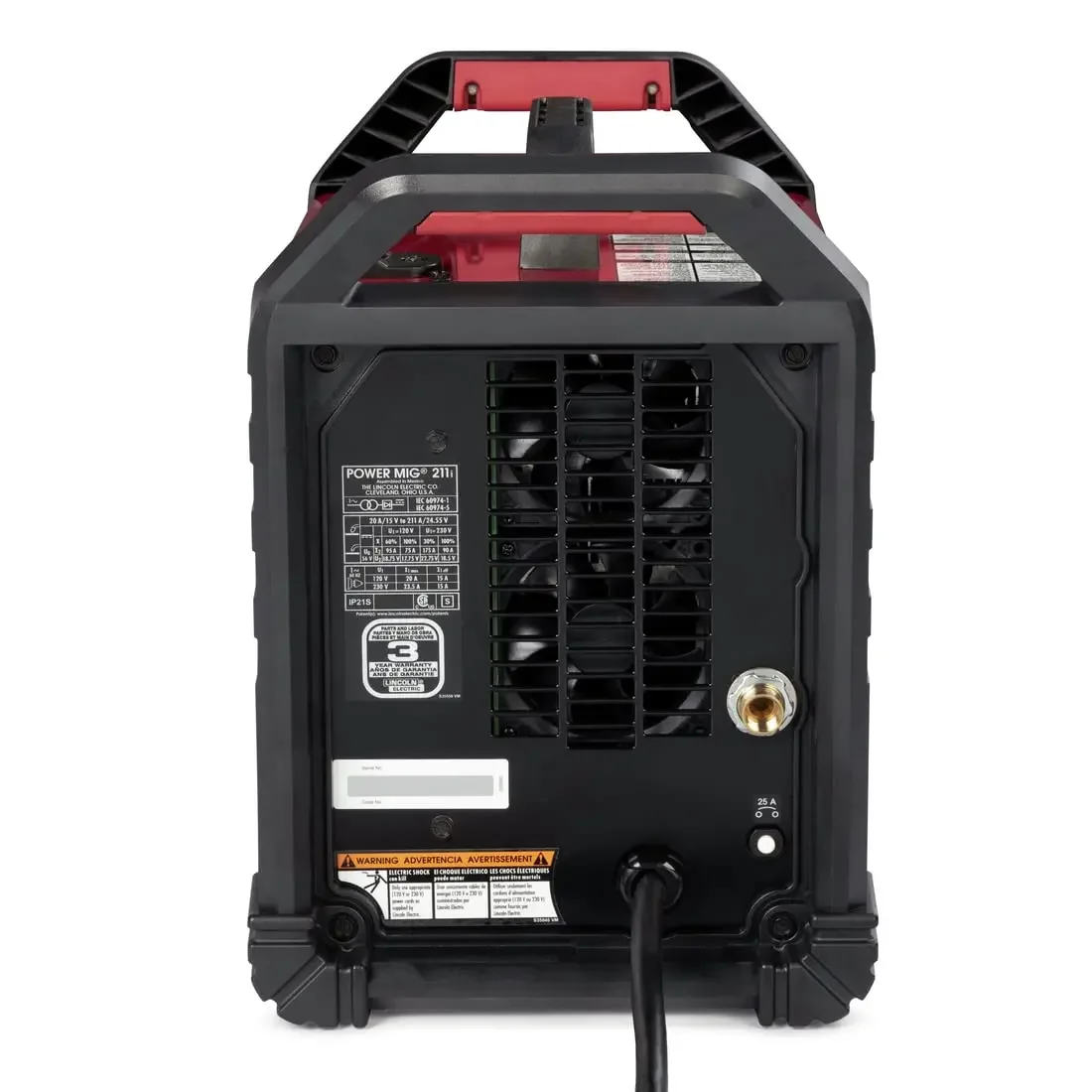 Power MIG 211i MIG Welder K6080-1 Dual Input Voltage-120V and 230V Inputs USA