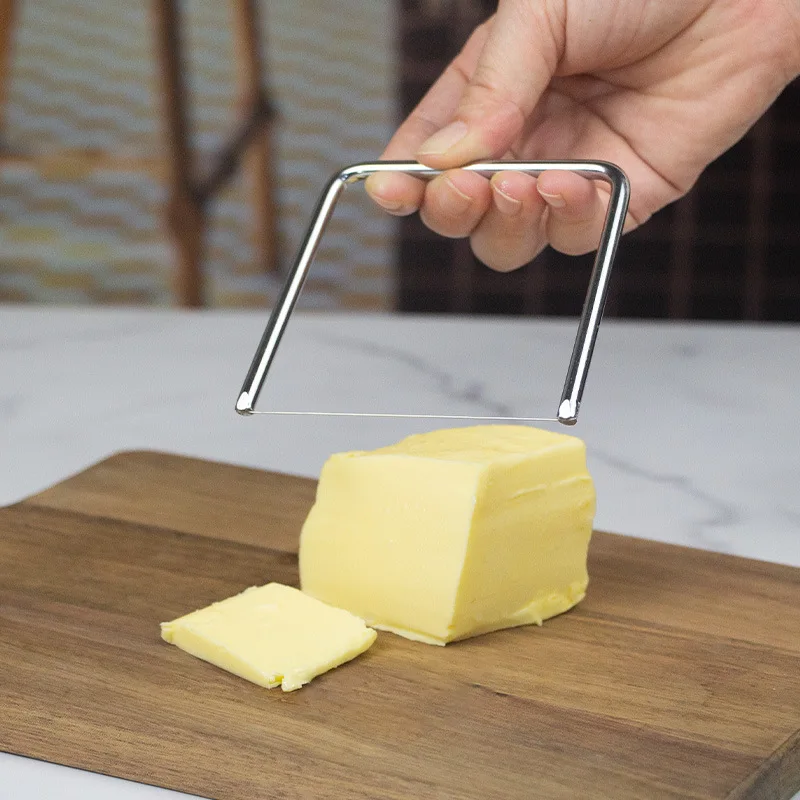 Stainless Steel Foie Gras Cutting Convenient Cheese Cheese Slicer Outdoor Multipurpose Butter Cheese Shaver Divider