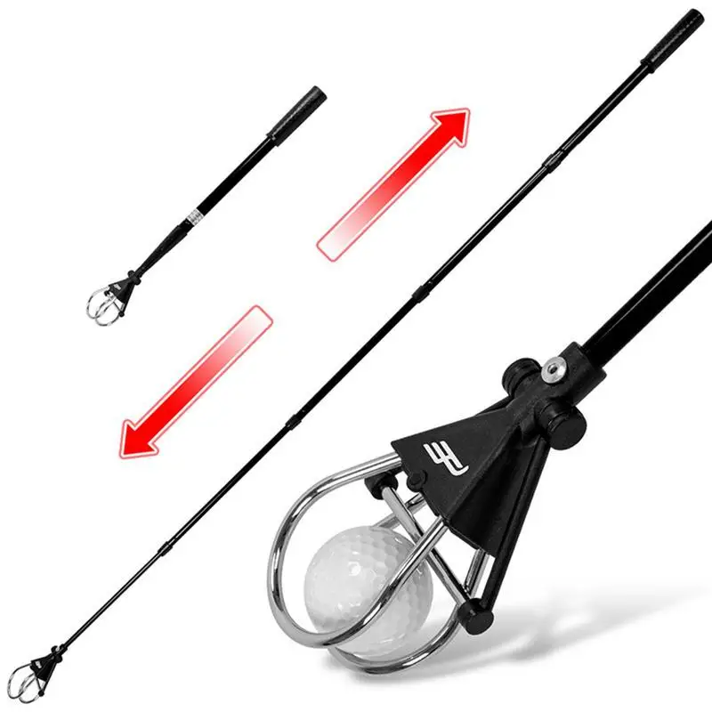 

Golf Ball Retriever Telescopic Aluminum Golf Ball Picker Water Golf Ball Extendable Pick Up Retriever Grabber Claw Sucker Tool