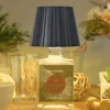 Wine Bottle LED Wireless Table Lamp 3 Colors Metal Dimmable USB Rechargeable Dining Table Lights Beverage Lamp Top touch 5