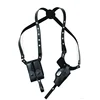 Tactical Stealth Pistol Holster Double Magazine Hidden Gun Pouches Shooting Accessories Shoulder Underarm Concealed Gun Holster 5