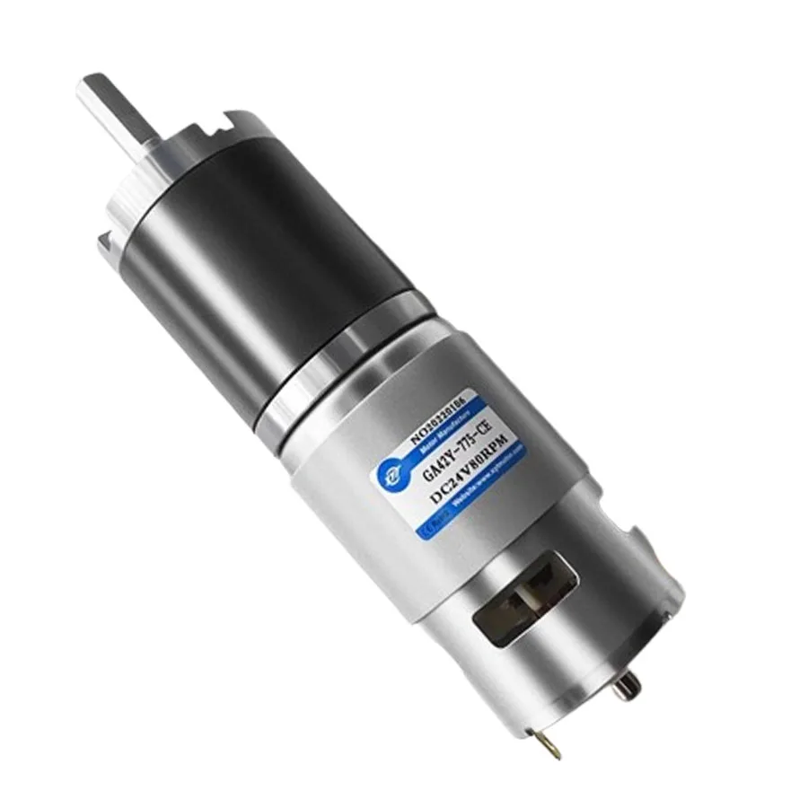 

Планетарный редукторный двигатель 12 В 24 В, микро Регулируемый низкоскоростной маленький редукторный двигатель постоянного тока 42gp-775