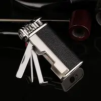 Butane Jet Lighter with Pipe Tool Pipe Rod Lighter Multifunction Gas Lighter Free Fire Compact Cigarette Accessories Cigar Man 2