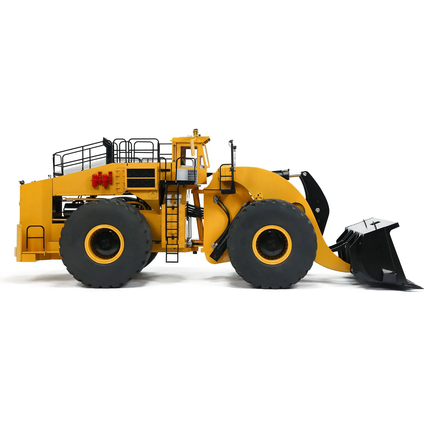 RC Hydraulic 1/14 Loader L2350 Heavy Duty Machine 150KG ST8 Remote Control Construction Vehicles Model with Light Sound Smoking 4