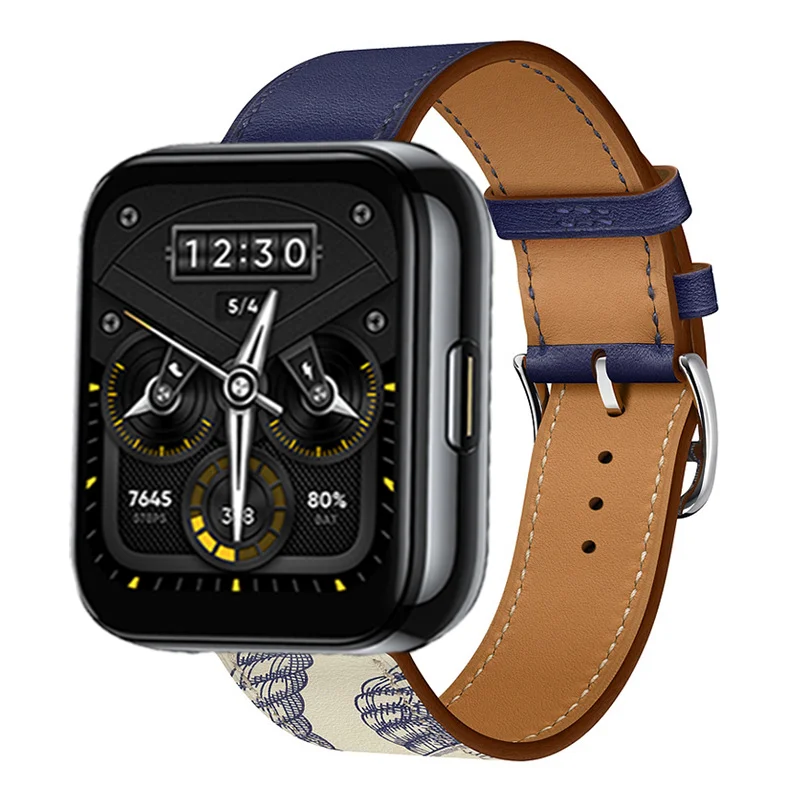 Premium Leather Strap for Smartwatch - Elegant Replacement Wristband Bracelet