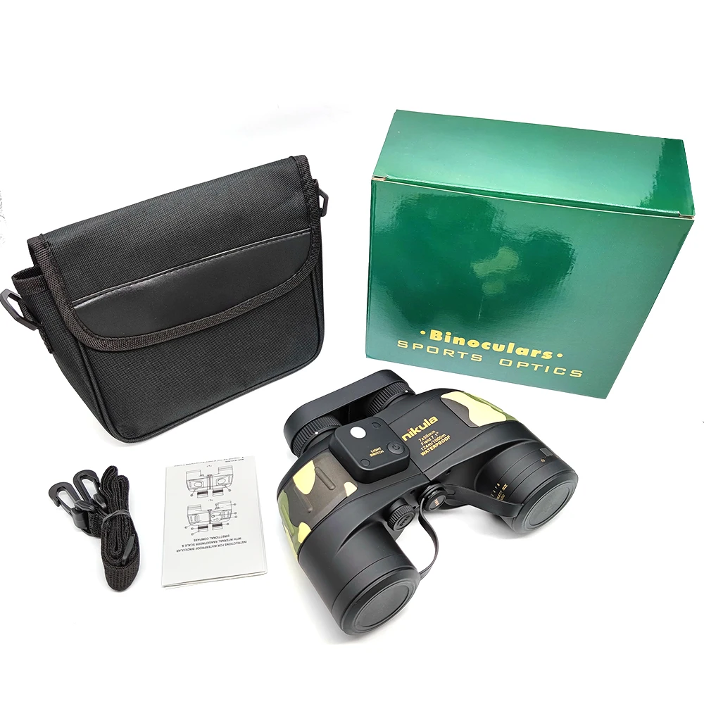 7X50 High Standard Binoculars 10x50 12x50 Waterproof Telescope Compact