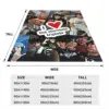 Sturniolo Triplets Blankets Handsome Boy Heart Travel Flannel Bedding Throws Warm Living Room Custom Bedspread Birthday Gift 3