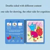 Toddler Magic Water Drawing Book Water-based Doodling  Reusable Coloring Color Cognition Early Educational Learning Toy for Kids 3