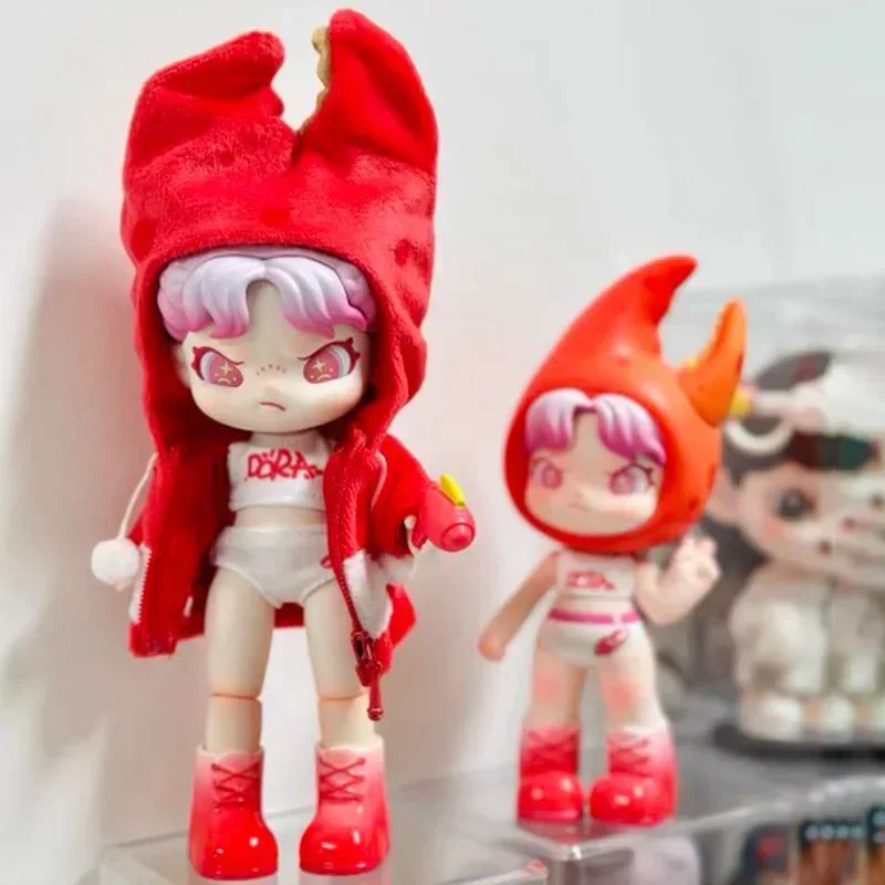 

Острые раки Дора счастливая кошка аниме экшн-фигурка Kawaii Bjd кукла милая Коллекционная модель настольное украшение женский подарок