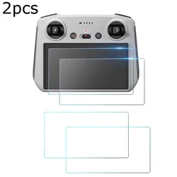 DJI Mini 3 PRO RC Tempered Glass Screen Protector - Remote Controller Protective Film Accessories (Transparent-2pcs)