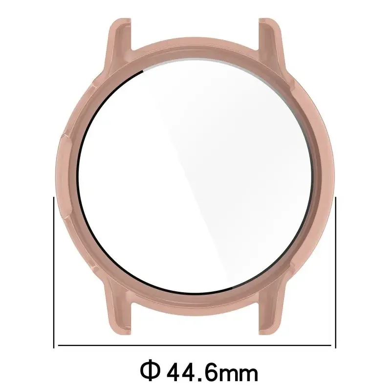 Garmin Vivoactive 5 용 강화 유리 케이스 Garmin vivoactive5 쉘 커버 액세서리 용 스마트 시계 케이스 화면 보호기