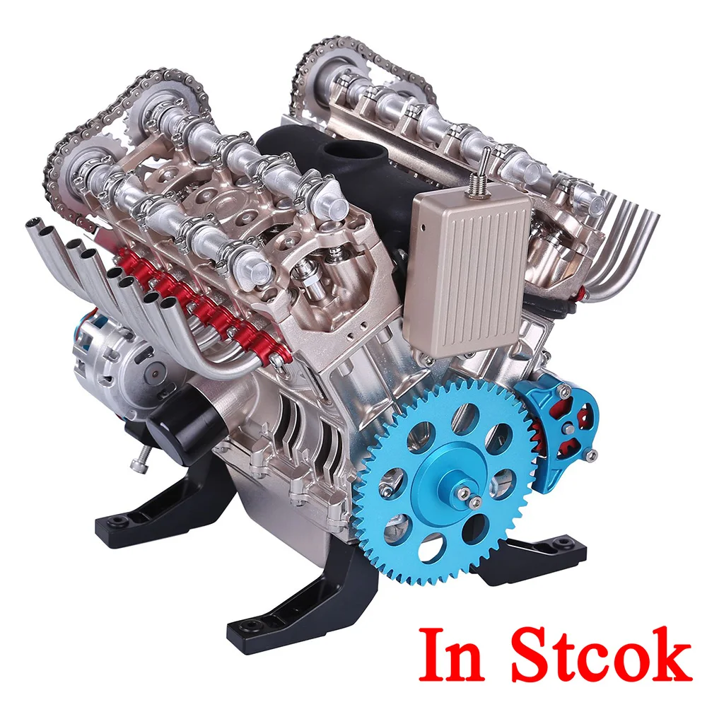 Menstruatie Verzoekschrift Hijsen Teching V8 Motor Model 500 + Stuks 1/3 Diy Metalen Mechanisch Motor Model  Wetenschappelijk Experiment Natuurkunde Speelgoed Gif - AliExpress  Speelgoed & Hobbies