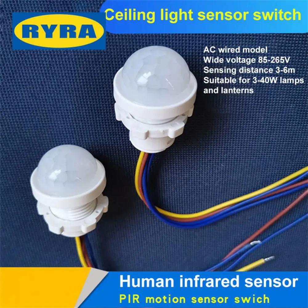 Abs 옷장 조명 컨트롤러, 인체 센서, 고감도 적외선 Pir 프로브, 조절 가능, 안전하고 내구성, 핫 도매